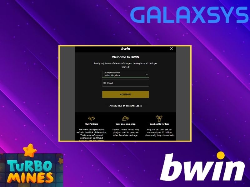 Registrar una cuenta en Bwin Casino