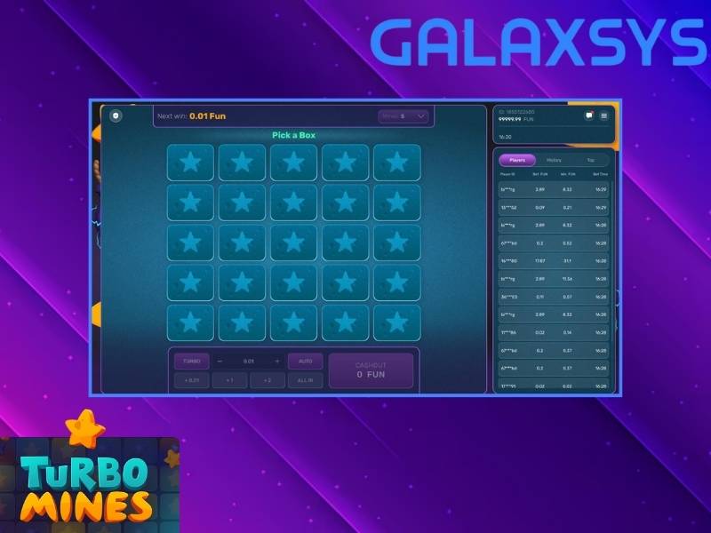 Juega al juego Turbo Mines en el casino online